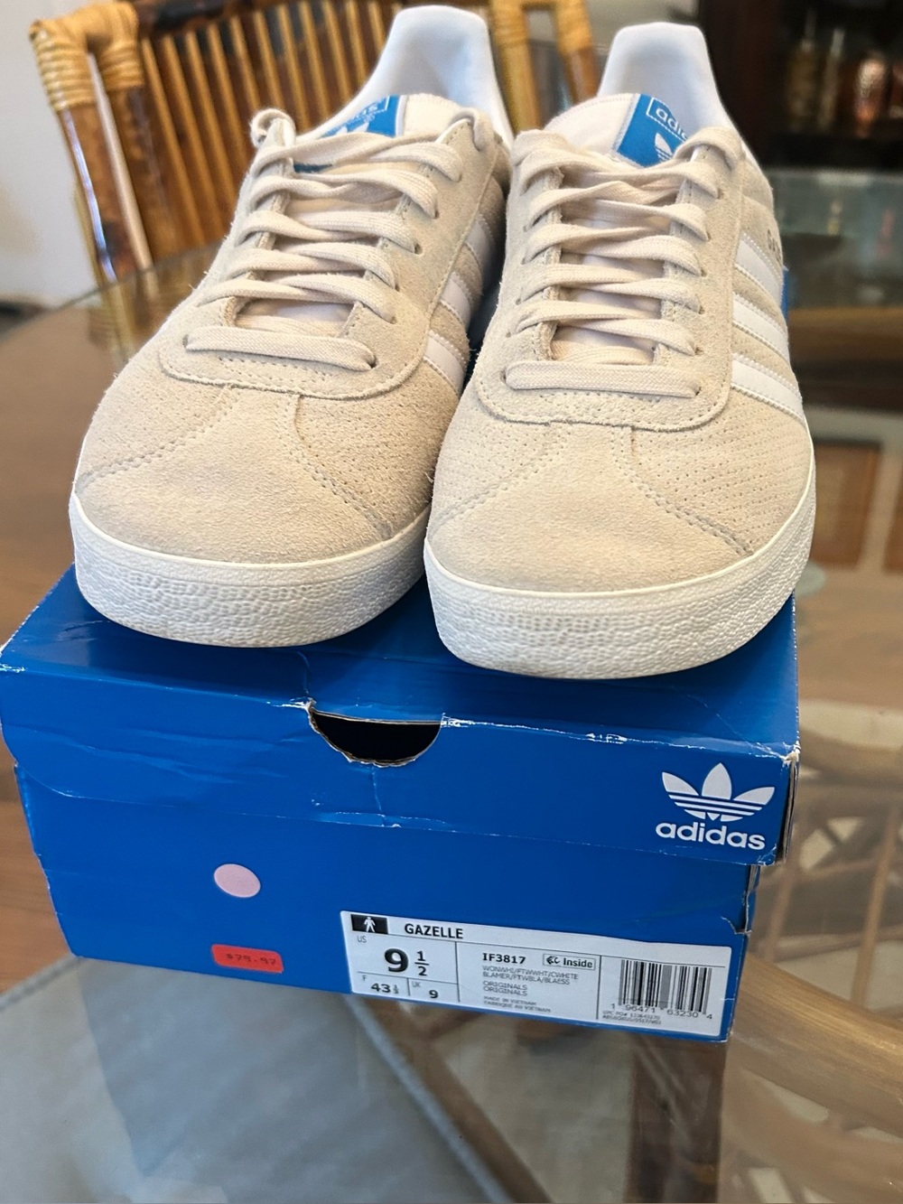 Adidas GAZELLE sneakers size men’s 9.5 - Picture 8 of 10